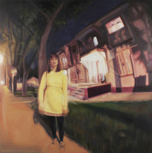 Original art for sale at UGallery.com | No Cars Go by Kristen Brown | $4,500 | oil painting | 48' h x 48' w | photo 1