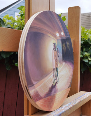 Perceptual Split by Kristen Brown |  Side View of Artwork 