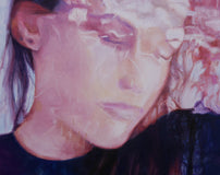 Original art for sale at UGallery.com | Sensory Sensitivity by Kristen Brown | $675 | oil painting | 12' h x 12' w | thumbnail 4