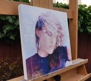 Original art for sale at UGallery.com | Sensory Sensitivity by Kristen Brown | $675 | oil painting | 12' h x 12' w | thumbnail 2