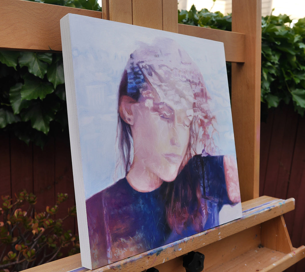 Sensory Sensitivity by Kristen Brown |  Side View of Artwork 