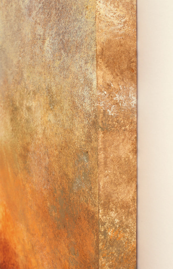 Between Then and Now by Karen Hansen |  Side View of Artwork 