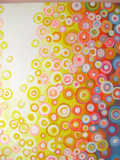 Sun Bubbles by Natasha Tayles |   Closeup View of Artwork 