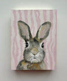 Original art for sale at UGallery.com | What Did You Say? by Karen Barton | $325 | oil painting | 8' h x 6' w | thumbnail 3