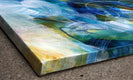 Original art for sale at UGallery.com | Burmskadeedle by Courtney Jacobs | $2,825 | acrylic painting | 36' h x 72' w | thumbnail 2