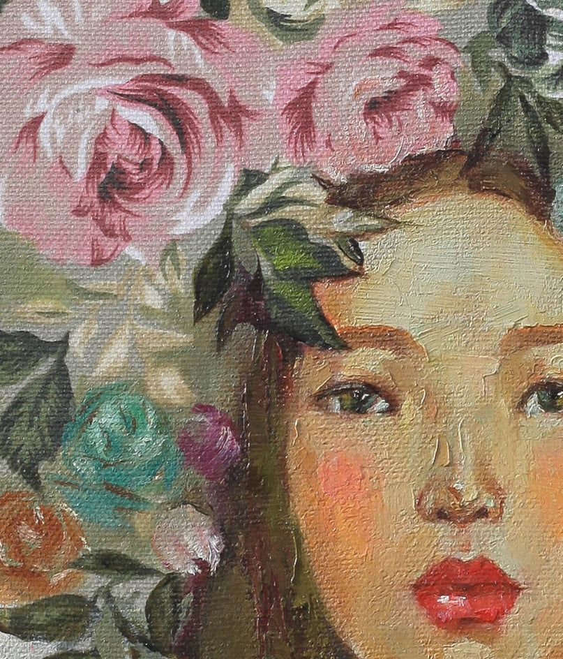 The Earth 2 by Mika Burt |  Closeup View of Artwork 