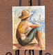 Original art for sale at UGallery.com | By the Sea by Sharon Sieben | $450 | watercolor painting | 12' h x 9' w | thumbnail 3