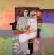 Original art for sale at UGallery.com | By your Side by Diana Rosa | $1,500 | acrylic painting | 24' h x 24' w | thumbnail 1