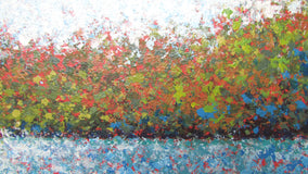 Original art for sale at UGallery.com | Calm by Valerie Berkely | $1,200 | acrylic painting | 30' h x 30' w | thumbnail 4