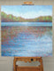 Original art for sale at UGallery.com | Calm by Valerie Berkely | $1,200 | acrylic painting | 30' h x 30' w | thumbnail 3
