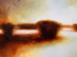 Original art for sale at UGallery.com | Blue Lake by Candice Eisenfeld | $1,450 | acrylic painting | 12' h x 36' w | photo 4