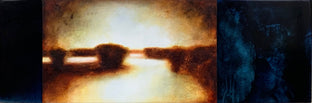 Original art for sale at UGallery.com | Blue Lake by Candice Eisenfeld | $1,450 | acrylic painting | 12' h x 36' w | photo 1
