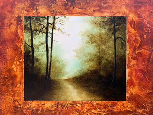 Original art for sale at UGallery.com | Forest Meditations by Candice Eisenfeld | $4,200 | acrylic painting | 48' h x 24' w | photo 4