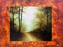 Original art for sale at UGallery.com | Forest Meditations by Candice Eisenfeld | $4,200 | acrylic painting | 48' h x 24' w | thumbnail 4
