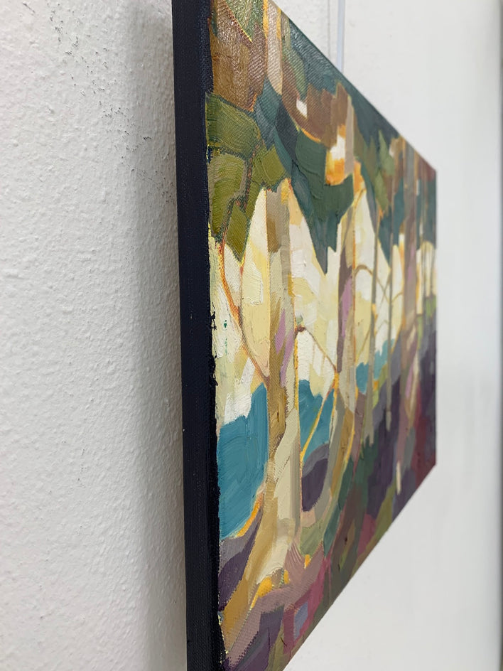 Canopy of Trees by Teresa Smith |  Side View of Artwork 