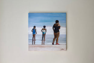Day at the Beach by Carey Parks |  Context View of Artwork 