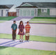 Original art for sale at UGallery.com | First Day by Carey Parks | $3,100 | acrylic painting | 36' h x 36' w | thumbnail 1