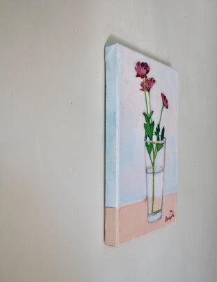 Flowers from the Garden by Carey Parks |  Side View of Artwork 