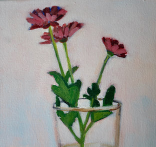 Flowers from the Garden by Carey Parks |   Closeup View of Artwork 