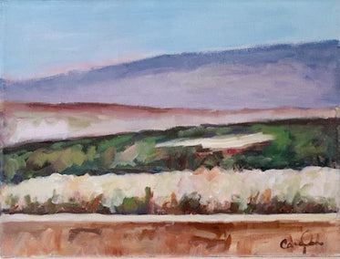 acrylic painting by Carey Parks titled Mad River Valley