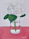 Original art for sale at UGallery.com | One Hydrangea by Carey Parks | $625 | acrylic painting | 16' h x 12' w | thumbnail 1