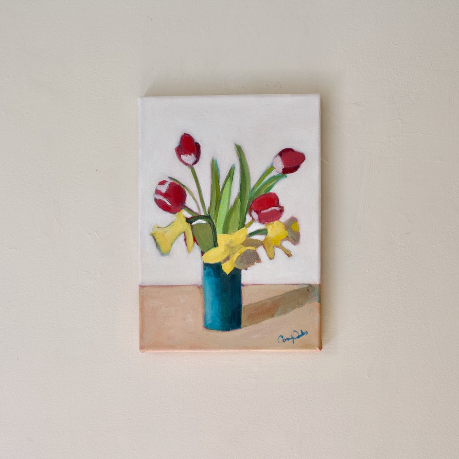 Spring Flowers by Carey Parks |  Context View of Artwork 