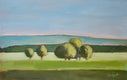 Original art for sale at UGallery.com | Summer in Vermont by Carey Parks | $700 | acrylic painting | 14' h x 22' w | thumbnail 1