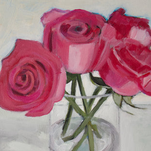 Original art for sale at UGallery.com | Four Roses by Carey Parks | $575 | acrylic painting | 10' h x 10' w | photo 4