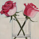 Original art for sale at UGallery.com | Two Roses by Carey Parks | $575 | acrylic painting | 12' h x 9' w | thumbnail 4