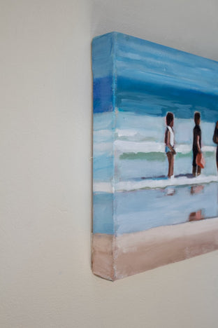 Original art for sale at UGallery.com | Waiting for the Waves by Carey Parks | $750 | acrylic painting | 12' h x 20' w | photo 2