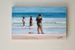 Waiting for the Waves by Carey Parks |  Context View of Artwork 