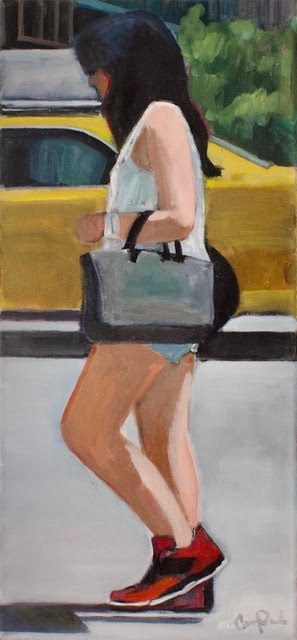 Walking in Soho by Carey Parks |  Artwork Main Image 