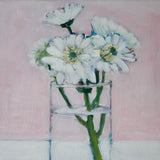 Original art for sale at UGallery.com | White Flowers by Carey Parks | $475 | acrylic painting | 10' h x 10' w | thumbnail 4