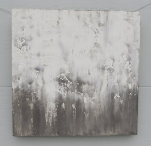 Cascade White-Gray by Jenn Williamson |   Closeup View of Artwork 