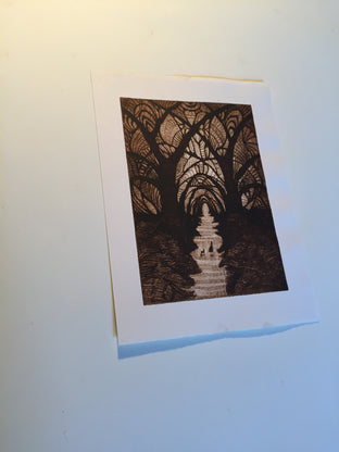 Original art for sale at UGallery.com | The Cathedral by Doug Lawler | $325 | printmaking | 10' h x 8' w | photo 2