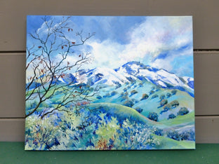 Snow Kissed Mt. Diablo by Catherine McCargar |  Context View of Artwork 
