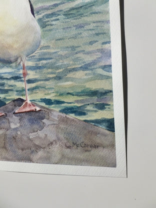 City Bird by Catherine McCargar |  Side View of Artwork 