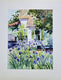 Original art for sale at UGallery.com | French Laundry Irises by Catherine McCargar | $900 | watercolor painting | 16' h x 12' w | thumbnail 3