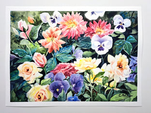Garden Bouquet by Catherine McCargar |   Closeup View of Artwork 