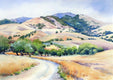 Original art for sale at UGallery.com | Heading for the Hills by Catherine McCargar | $875 | watercolor painting | 14' h x 20' w | thumbnail 1