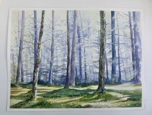 Original art for sale at UGallery.com | In the Clearing by Catherine McCargar | $1,400 | watercolor painting | 18' h x 24' w | photo 3