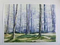 Original art for sale at UGallery.com | In the Clearing by Catherine McCargar | $1,400 | watercolor painting | 18' h x 24' w | thumbnail 3