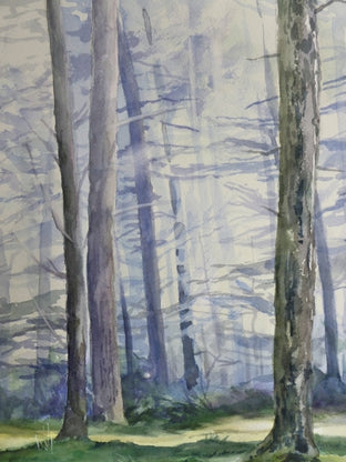 Original art for sale at UGallery.com | In the Clearing by Catherine McCargar | $1,400 | watercolor painting | 18' h x 24' w | photo 4
