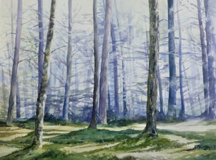Original art for sale at UGallery.com | In the Clearing by Catherine McCargar | $1,400 | watercolor painting | 18' h x 24' w | photo 1