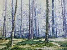 Original art for sale at UGallery.com | In the Clearing by Catherine McCargar | $1,400 | watercolor painting | 18' h x 24' w | thumbnail 1