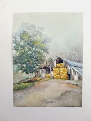 Misty Morning on the Farm by Catherine McCargar |  Context View of Artwork 