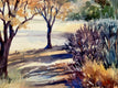 Original art for sale at UGallery.com | Mount Diablo, Sugarloaf View by Catherine McCargar | $575 | watercolor painting | 15' h x 11' w | thumbnail 4