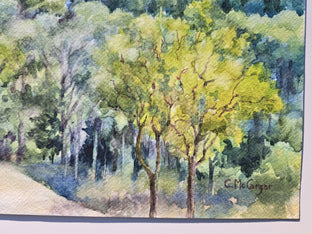 Mt. Diablo Deep and Wide by Catherine McCargar |  Side View of Artwork 