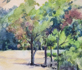 Mt. Diablo Deep and Wide by Catherine McCargar |   Closeup View of Artwork 