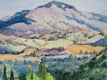 Original art for sale at UGallery.com | Mt. Diablo Mirage by Catherine McCargar | $650 | watercolor painting | 11' h x 15' w | thumbnail 4